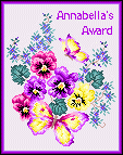 Annabella's
Award